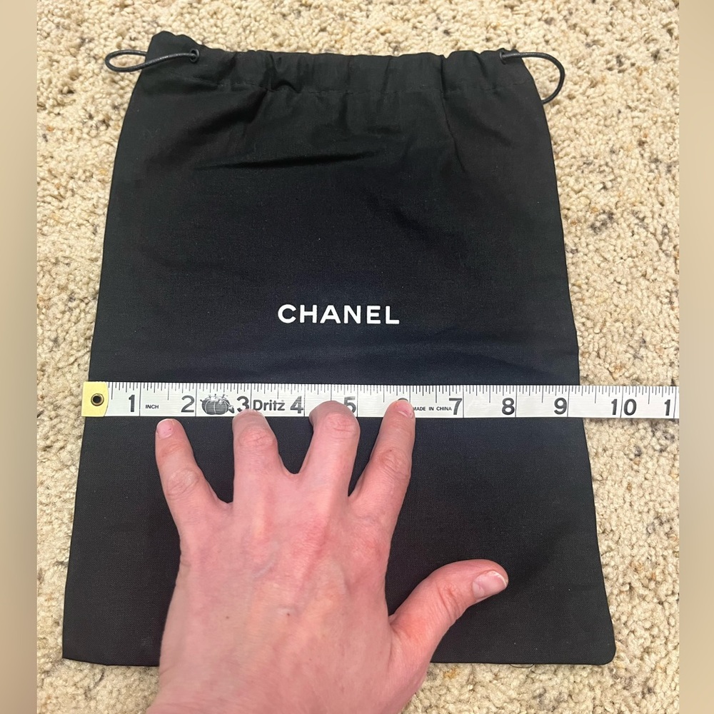 Authentic Chanel drawstring dust bag